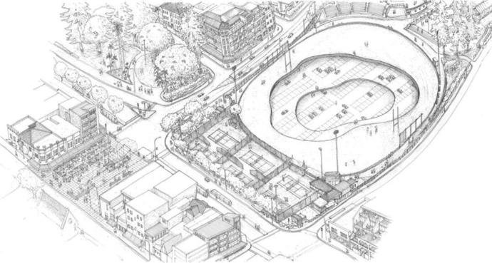 Manly Oval Carpark Option 1